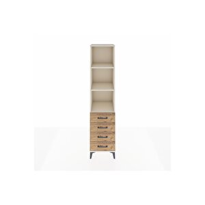 Hyperion Dolap 3 Raflı 4 Çekmeceli 44x44x195 Aytaşı-çam