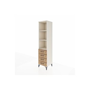 Hyperion Dolap 3 Raflı 4 Çekmeceli 44x44x195 Aytaşı-çam