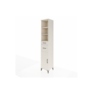 Hyperion Dolap 4 Raflı 2 Çekmeceli Tek Kapaklı 44x44x243 Aytaşı-aytaşı