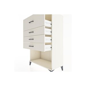 Hyperion Dolap 4 Çekmeceli 88x44x134 Aytaşı-aytaşı