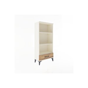 Arges Dolap 3 Raflı Tek Çekmeceli 60x30x134 Aytaşı-çam