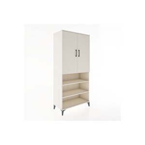 Hyperion Dolap 5 Raflı 2 Kapaklı 88x44x195 Aytaşı-aytaşı