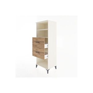 Hyperion Dolap 2 Raflı 2 Çekmeceli 60x44x163 Aytaşı-çam