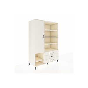 Kronos Dolap 9 Raflı 3 Çekmeceli Tek Kapaklı  132x59x195 Aytaşı-aytaşı/aytaşı