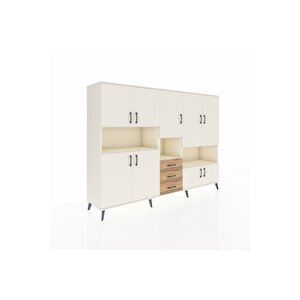 Hyperion Dolap 13 Raflı 3 Çekmeceli 9 Kapaklı 220x44x163 Aytaşı-aytaşı/çam