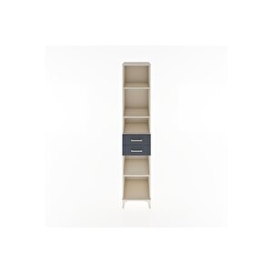 Hyperion Dolap 4 Raflı 2 Çekmeceli 44x44x221 Aytaşı-antrasit