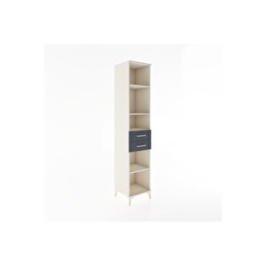 Hyperion Dolap 4 Raflı 2 Çekmeceli 44x44x221 Aytaşı-antrasit