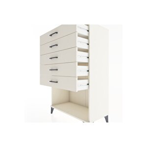 Hyperion Dolap 5 Çekmeceli 88x44x134 Aytaşı-aytaşı