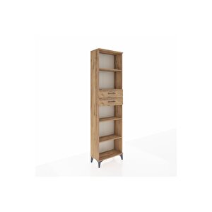 Arges Dolap 4 Raflı 2 Çekmeceli 60x30x221 Çam-çam