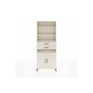 Arges Dolap 5 Raflı 2 Çekmeceli 2 Kapaklı 88x30x221 Aytaşı-aytaşı