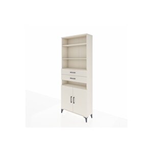 Arges Dolap 5 Raflı 2 Çekmeceli 2 Kapaklı 88x30x221 Aytaşı-aytaşı