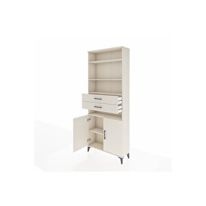 Arges Dolap 5 Raflı 2 Çekmeceli 2 Kapaklı 88x30x221 Aytaşı-aytaşı