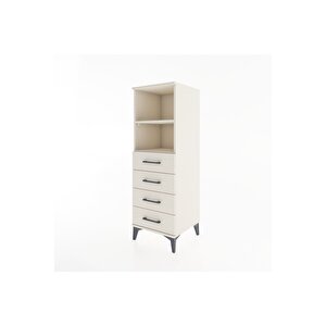 Hyperion Dolap 2 Raflı 4 Çekmeceli 44x44x134 Aytaşı-aytaşı