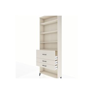 Arges Dolap 4 Raflı 3 Çekmeceli 88x30x243 Aytaşı-aytaşı