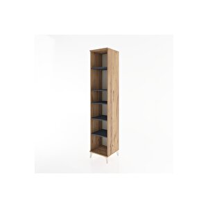 Hyperion Dolap 5 Raflı 44x44x221 Çam-antrasit