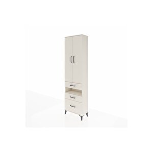 Arges Dolap 3 Raflı 3 Çekmeceli Tek Askılı 60x30x221 Aytaşı-aytaşı