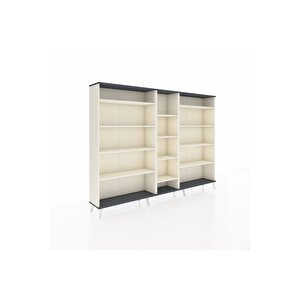 Arges Dolap 11 Raflı  220x30x163 Aytaşı-antrasit/aytaşı