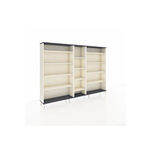 Arges Dolap 11 Raflı  220x30x163 Aytaşı-antrasit/aytaşı