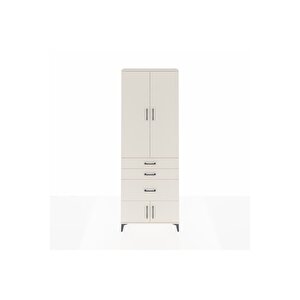 Arges Dolap 3 Raflı 3 Çekmeceli 4 Kapaklı 88x30x243 Aytaşı-aytaşı