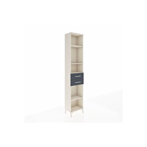 Arges Dolap 4 Raflı 2 Çekmeceli 44x30x221 Aytaşı-antrasit