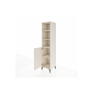 Hyperion Dolap 4 Raflı Tek Kapaklı 44x44x195 Aytaşı-aytaşı