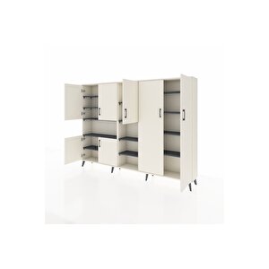 Arges Dolap 13 Raflı 7 Kapaklı 220x30x163 Aytaşı-aytaşı/antrasit