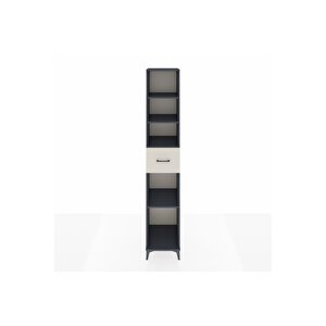 Hyperion Dolap 4 Raflı Tek Çekmeceli 44x44x243 Antrasit-aytaşı