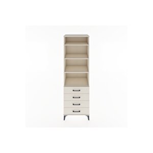 Hyperion Dolap 4 Raflı 4 Çekmeceli 60x44x195 Aytaşı-aytaşı