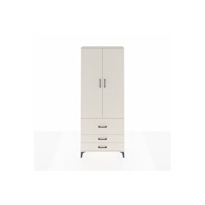 Arges Dolap 2 Raflı 3 Çekmeceli Tek Askılı 88x30x221 Aytaşı-aytaşı