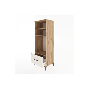 Hyperion Dolap 3 Raflı Tek Çekmeceli 60x44x163 Çam-aytaşı