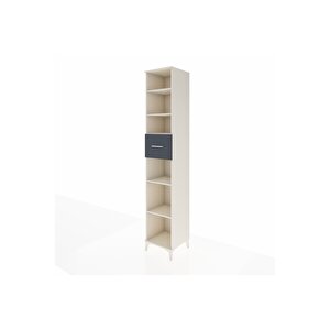 Hyperion Dolap 5 Raflı Tek Çekmeceli 44x44x243 Aytaşı-antrasit