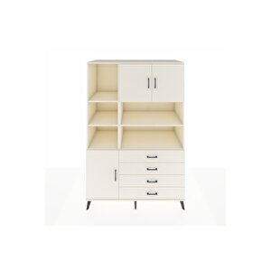Kronos Dolap 8 Raflı 4 Çekmeceli 3 Kapaklı 132x59x195 Aytaşı-aytaşı/aytaşı