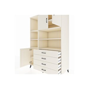 Kronos Dolap 8 Raflı 4 Çekmeceli 3 Kapaklı 132x59x195 Aytaşı-aytaşı/aytaşı