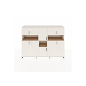 Hyperion Dolap 14 Raflı 10 Kapaklı 220x44x163 Aytaşı-aytaşı/çam