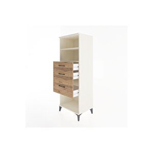 Hyperion Dolap 2 Raflı 3 Çekmeceli 60x44x163 Aytaşı-çam