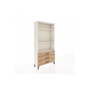 Arges Dolap 3 Raflı 3 Çekmeceli 88x30x182 Aytaşı-çam