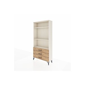 Arges Dolap 3 Raflı 3 Çekmeceli 88x30x182 Aytaşı-çam