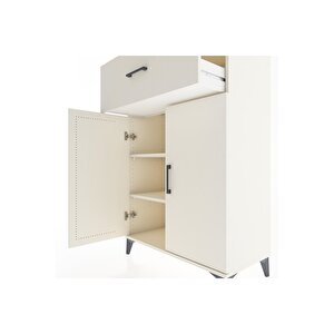 Hyperion Dolap 2 Raflı Tek Çekmeceli 2 Kapaklı 88x44x134 Aytaşı-aytaşı