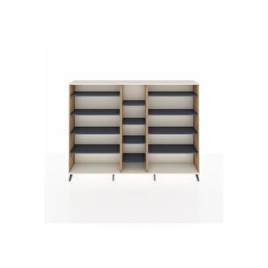 Arges Dolap 11 Raflı  220x30x163 Çam-aytaşı/antrasit