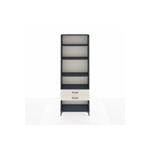 Arges Dolap 4 Raflı 2 Çekmeceli 88x30x243 Antrasit-aytaşı