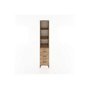 Hyperion Dolap 3 Raflı 3 Çekmeceli 44x44x221 Çam-çam