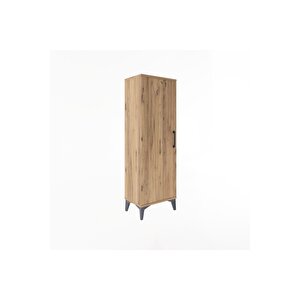 Arges Dolap 3 Raflı Tek Kapaklı 44x30x134 Çam-çam