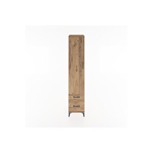 Hyperion Dolap 3 Raflı 2 Çekmeceli Tek Askılı 44x44x221 Çam-çam