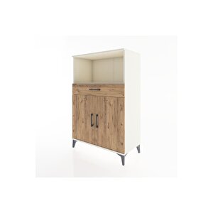 Hyperion Dolap 2 Raflı Tek Çekmeceli 2 Kapaklı 88x44x134 Aytaşı-çam