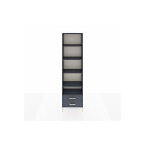 Arges Dolap 5 Raflı 2 Çekmeceli 60x30x221 Antrasit-antrasit