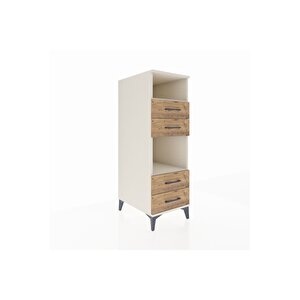 Kronos Dolap 2 Raflı 4 Çekmeceli 44x59x134 Aytaşı-çam
