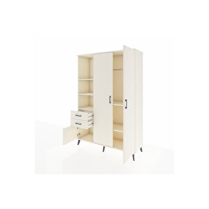 Hyperion Gardrop 5 Raflı 2 Çekmeceli Tek Askılı 132x44x195 Aytaşı-aytaşı