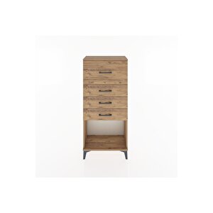 Hyperion Dolap 4 Çekmeceli 60x44x134 Çam-çam