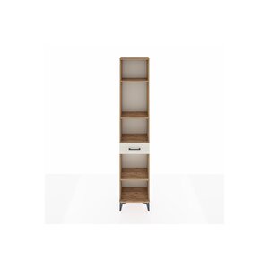 Arges Dolap 4 Raflı Tek Çekmeceli 44x30x221 Çam-aytaşı