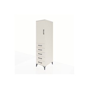 Kronos Dolap 2 Raflı 5 Çekmeceli Tek Kapaklı 44x59x182 Aytaşı-aytaşı
